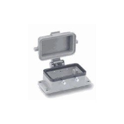 Embase encastrée 10B, Aluminium moulé sous pression, Alliage de zinc moulé, IP65, Sortie basse
